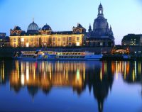 Dresden 05 Frauenkirche at night c Sächsische Dampfschifffahrt